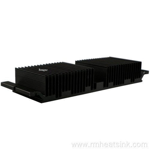 6061 6063 extrusion aluminum black heatsink